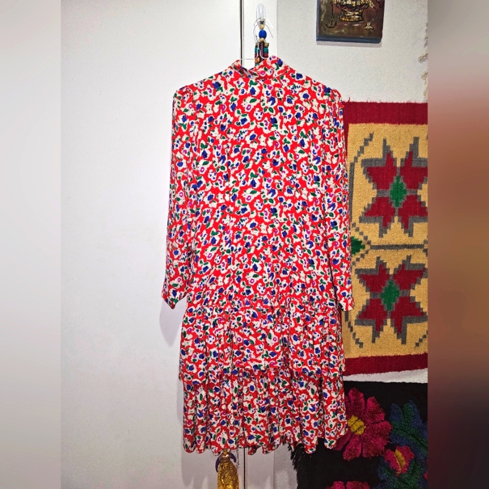 Vintage Stanley Sherman silk dress 10